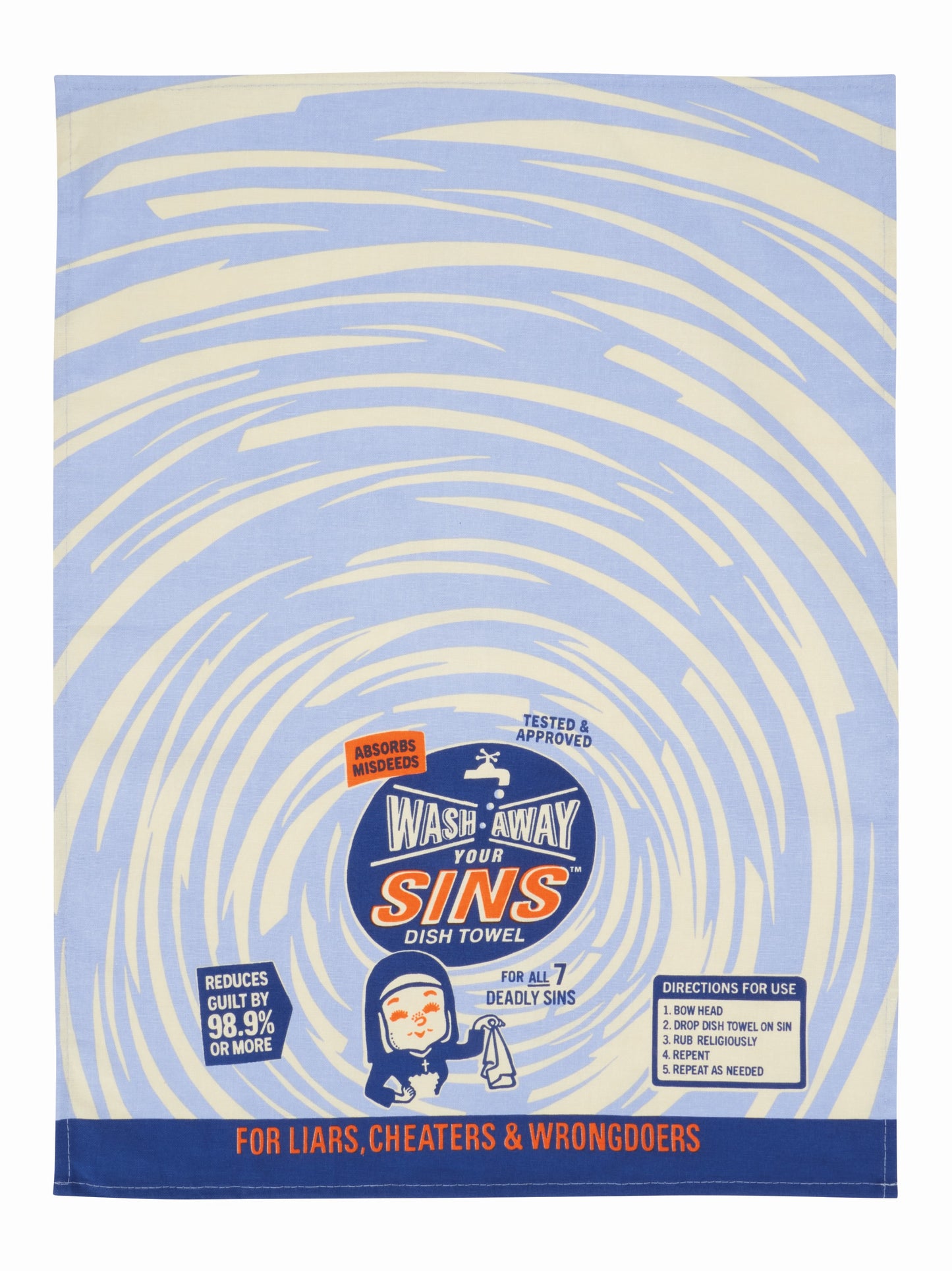 Wash Away Your Sins Dish Towel