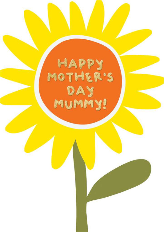 Sunflower Mummy Mother's Day Card