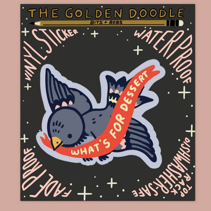 S34 What's for Dessert Waterproof Vinyl Sticker