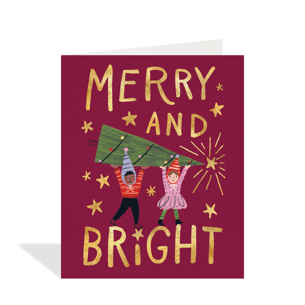 Assorted Merry and Bright Boxed Holiday Cards