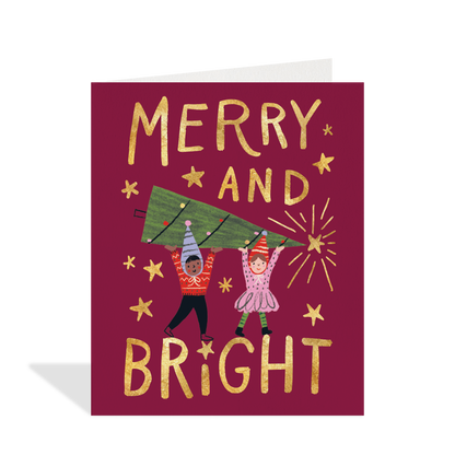 Assorted Merry and Bright Boxed Holiday Cards