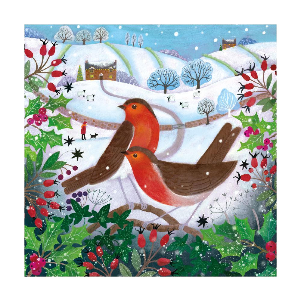 White Christmas Boxed Holiday Cards