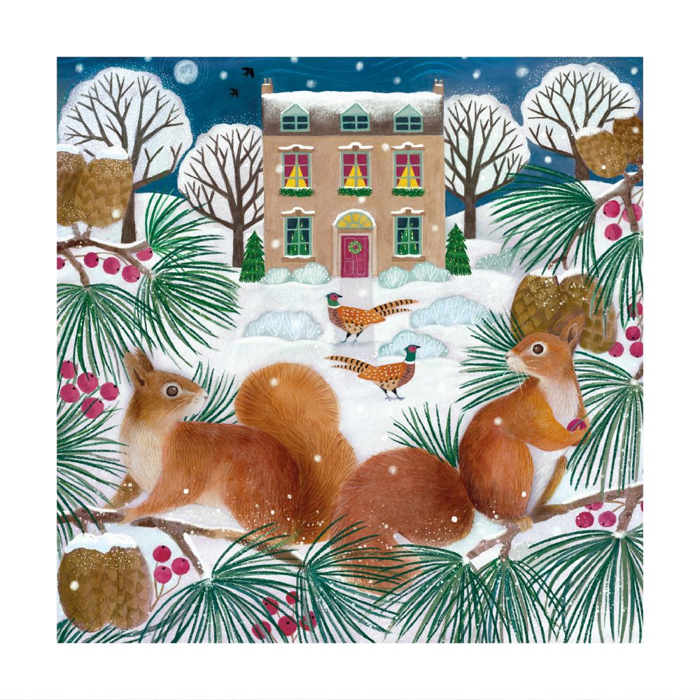 White Christmas Boxed Holiday Cards
