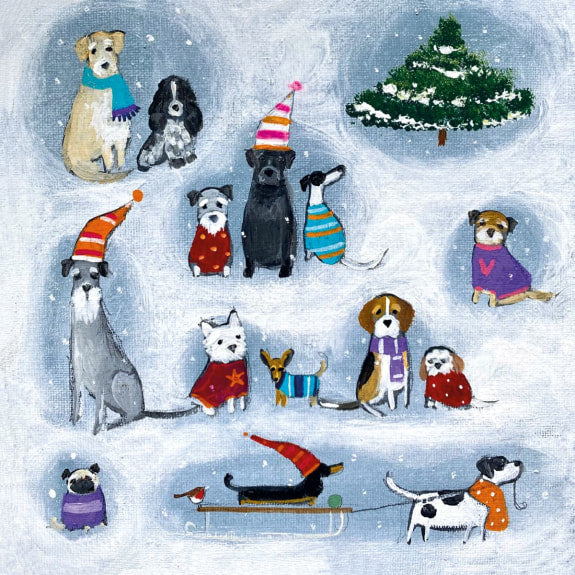 Canine Christmas Boxed Holiday Cards