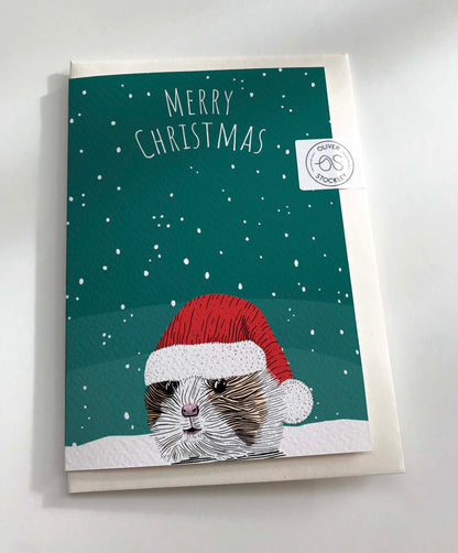 Guinea Pig Christmas Card