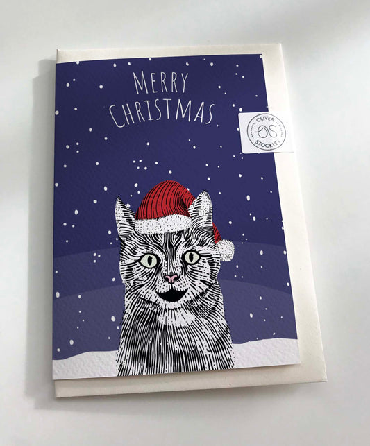 Cat Christmas Card