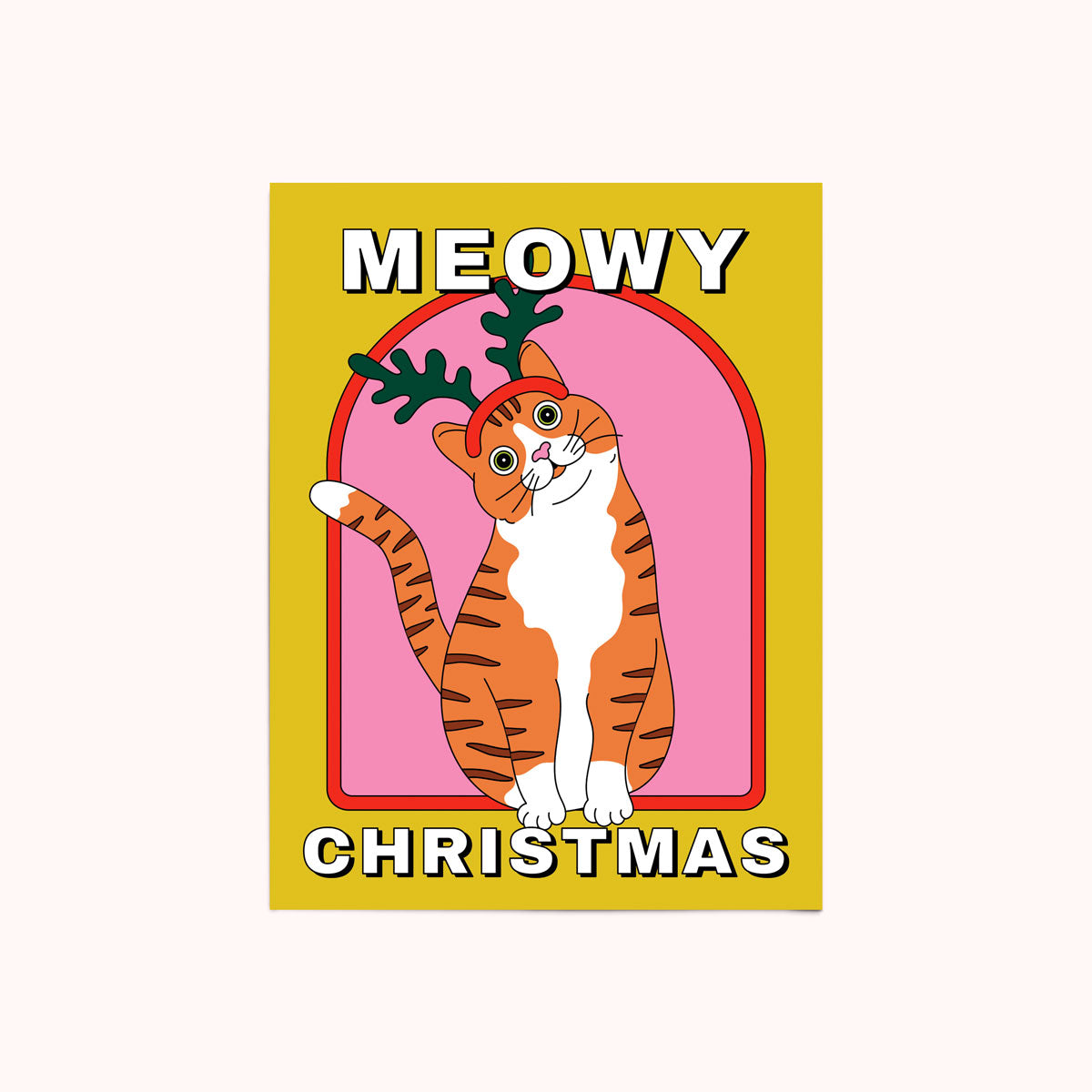 Meowy Christmas Card