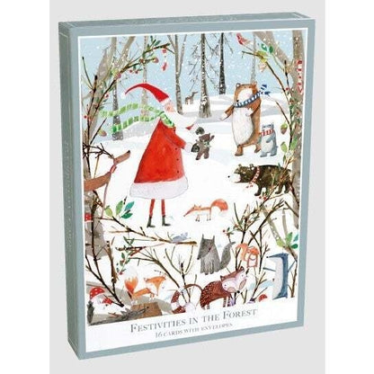 Festivities In The Forest Boxed Holiday Cards