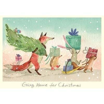 Going Home For Xmas Card