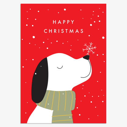 Happy Christmas Puppy Boxed Holiday Cards