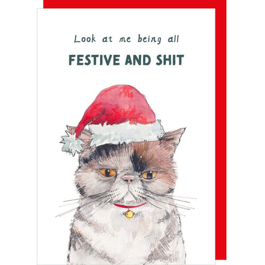 Look At Me Being All Festive and...Card