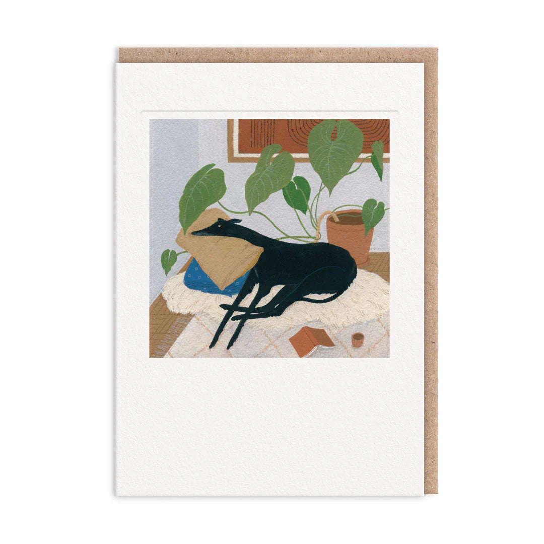 Greyhound Greeting Card