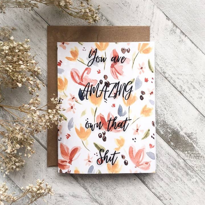 You Are Amazing Card