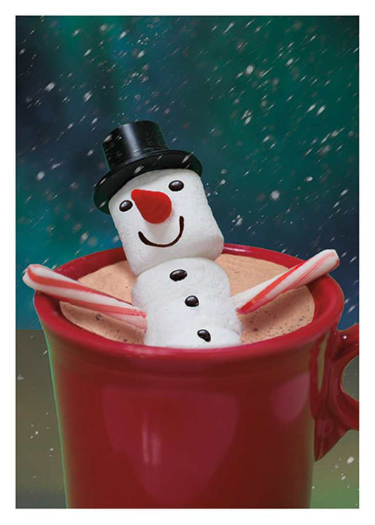 Marshmallow Snowman Card