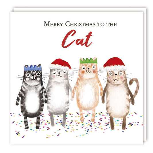 Merry Christmas To The Cat Card