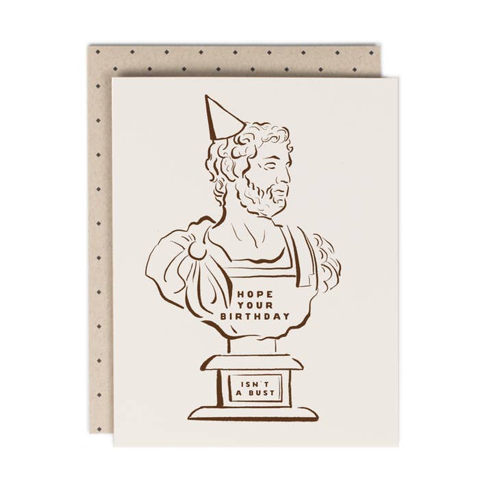 Birthday Bust Card