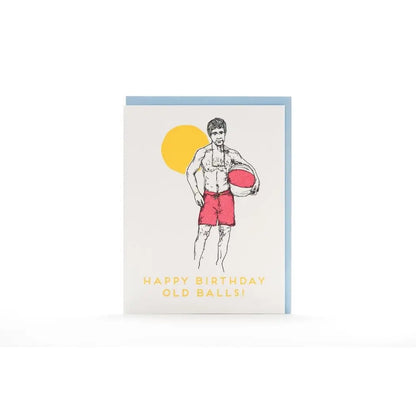 Birthday Old Balls Throwback Card