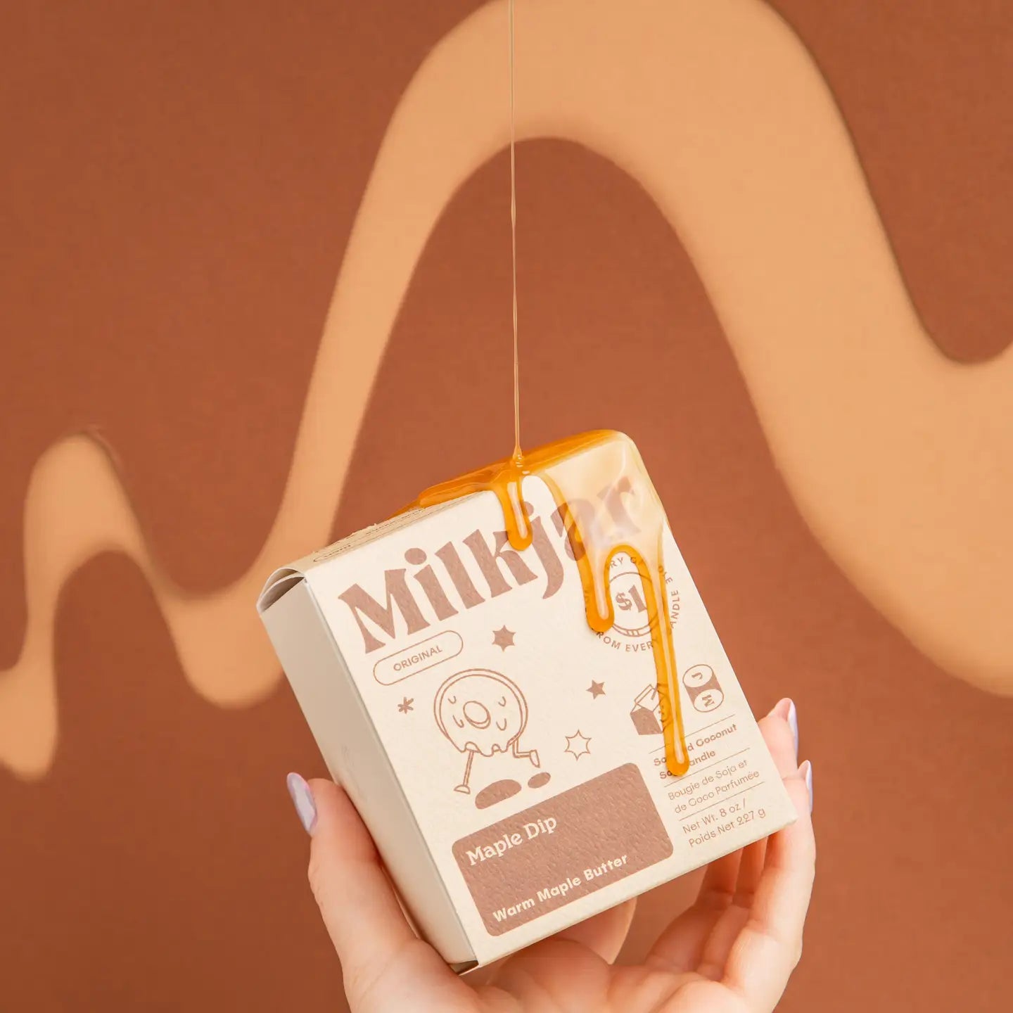Maple Dip Warm Maple Butter Coconut Soy 8oz Candle