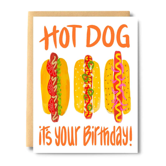 Hot Dog It's Your Birthday Card