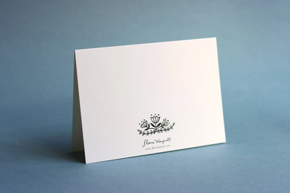 Sleeping Cat card