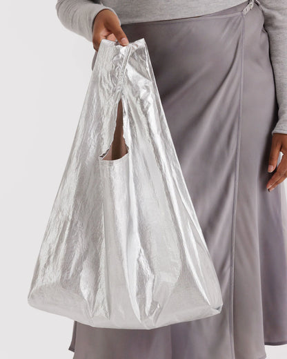 Standard Baggu -Chrome Metallic