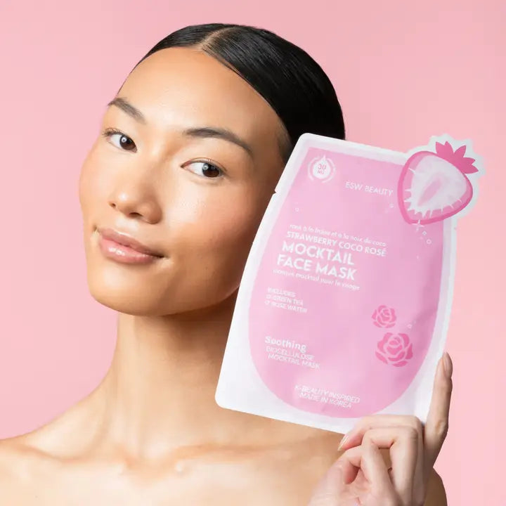 Strawberry Coco Rose Soothing Biocellulose Mocktail Mask