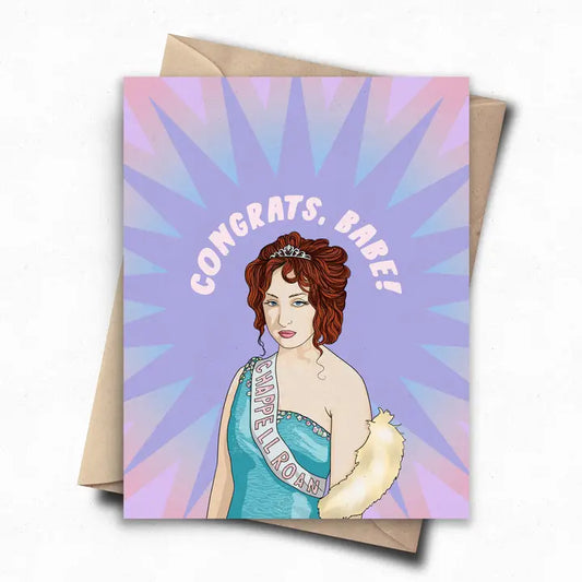 Congrats Babe Pop Culture Wedding Card