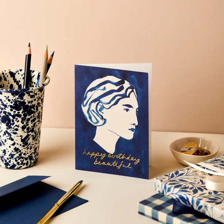 Portrait Happy Birthday Beautiful Card