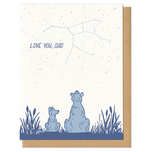 Love You Dad Bears Card