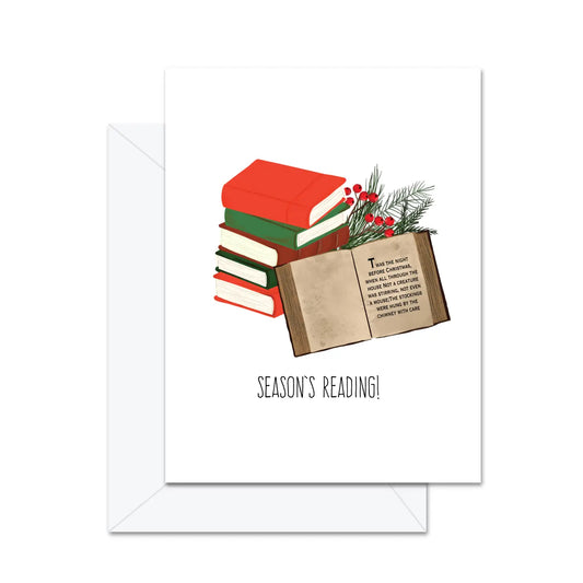 Season's Readings Greeting Card