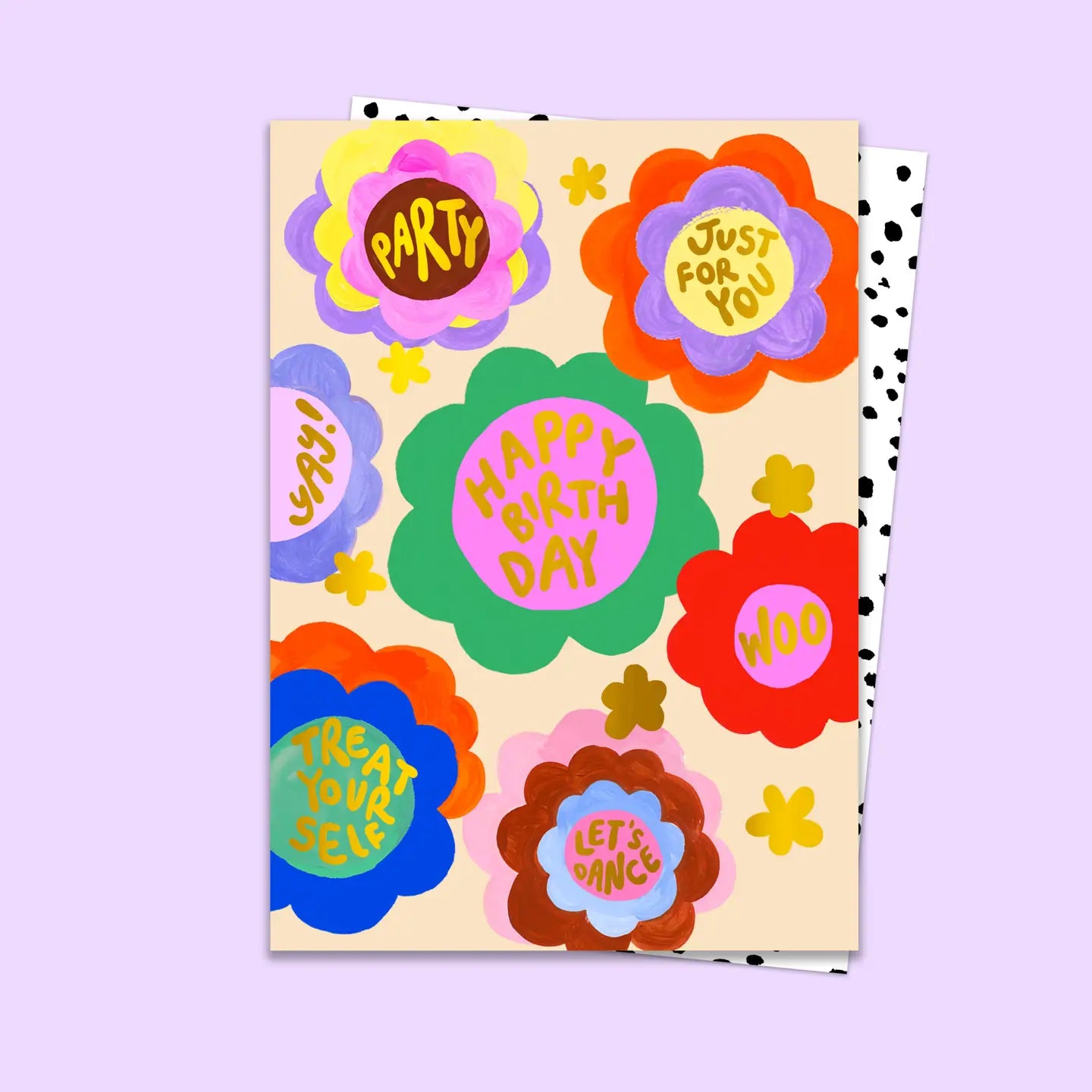 Bold Floral Birthday Card