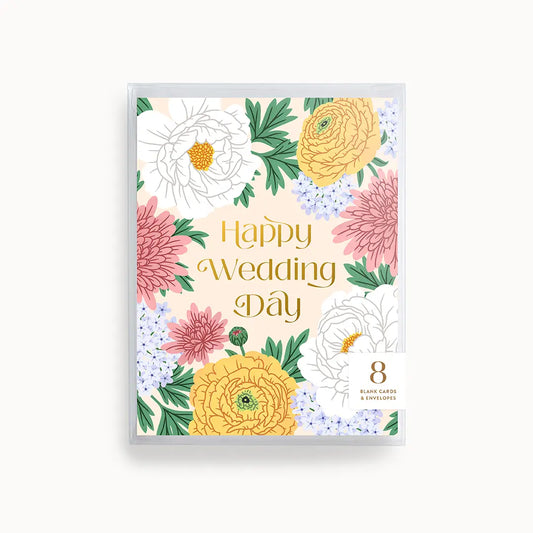 Happy Wedding Day Boxed Cards