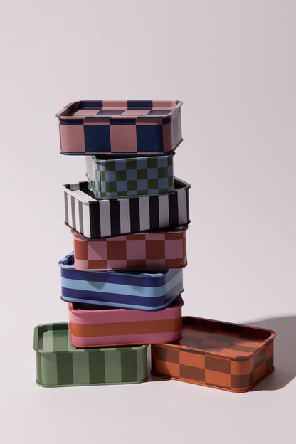 A Dopo Printed Tin Snake Candle