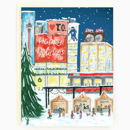 Toronto Yonge & Dundas Wraparound Holiday Boxed Cards