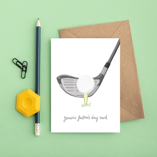Generic Golf Father's Day Card