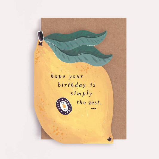 Lemon Zest Birthday Card