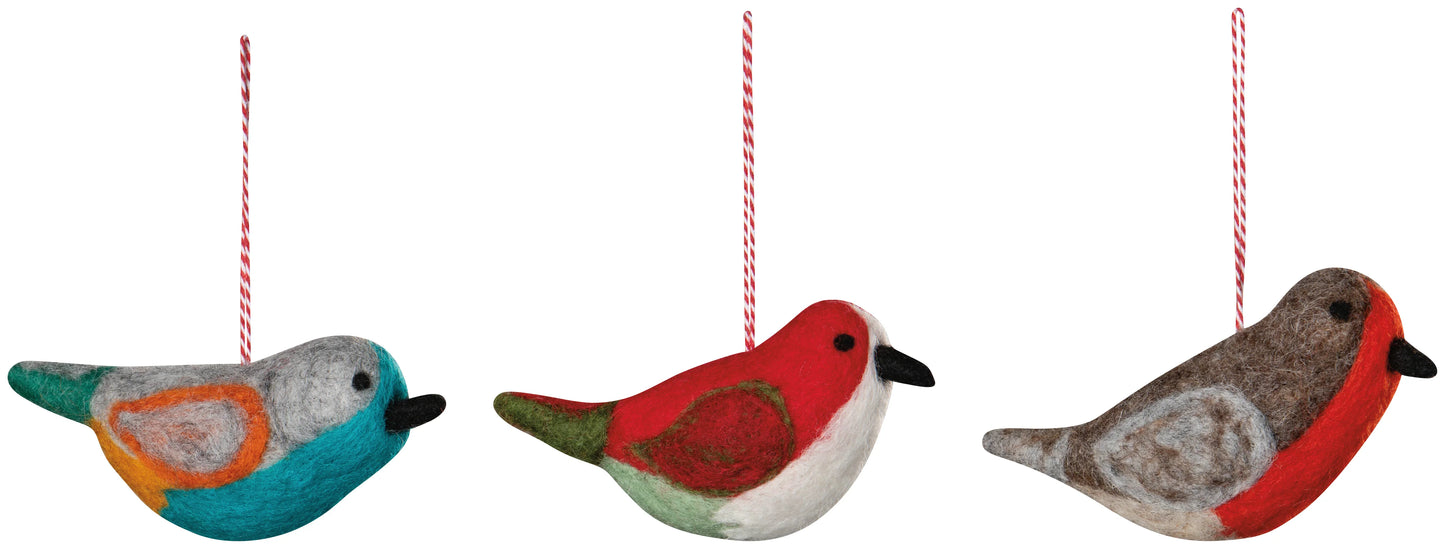 Felt Bird Ornament