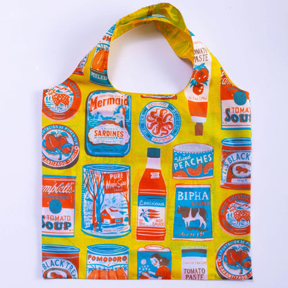 Art Sack - Printed Peanut Tins Reusable Shopping Bag