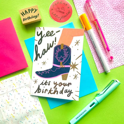 Yee-Haw! It's Your Birthday Greeting Card