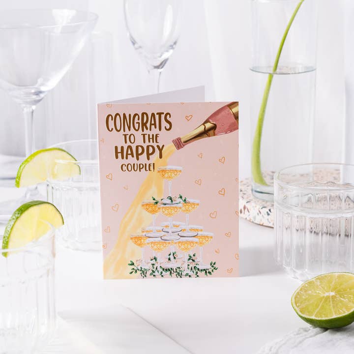 Congrats to the Happy Couple Greeting Card