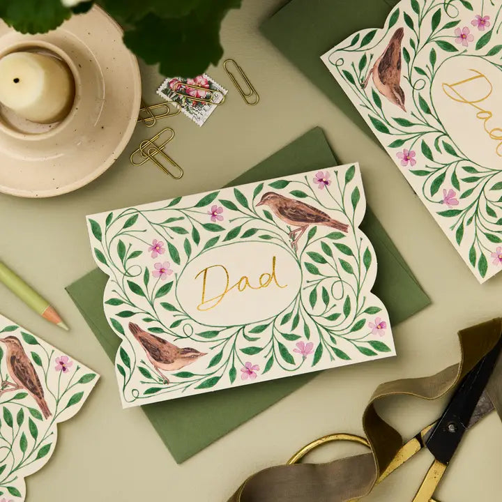 Spring Birds Dad Card