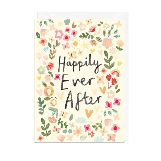 Happily Ever After Flowers Card