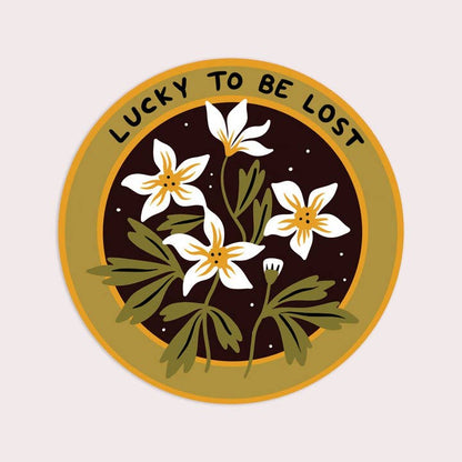 S20 Lucky to be Lost Waterproof Vinyl Sticker