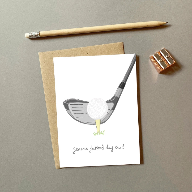 Generic Golf Father's Day Card