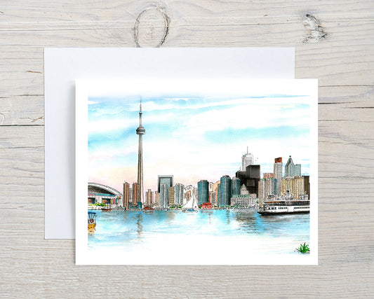 Toronto Skyline Greeting Card