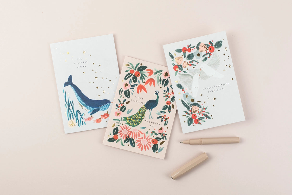 Congratulations Lovebirds Card