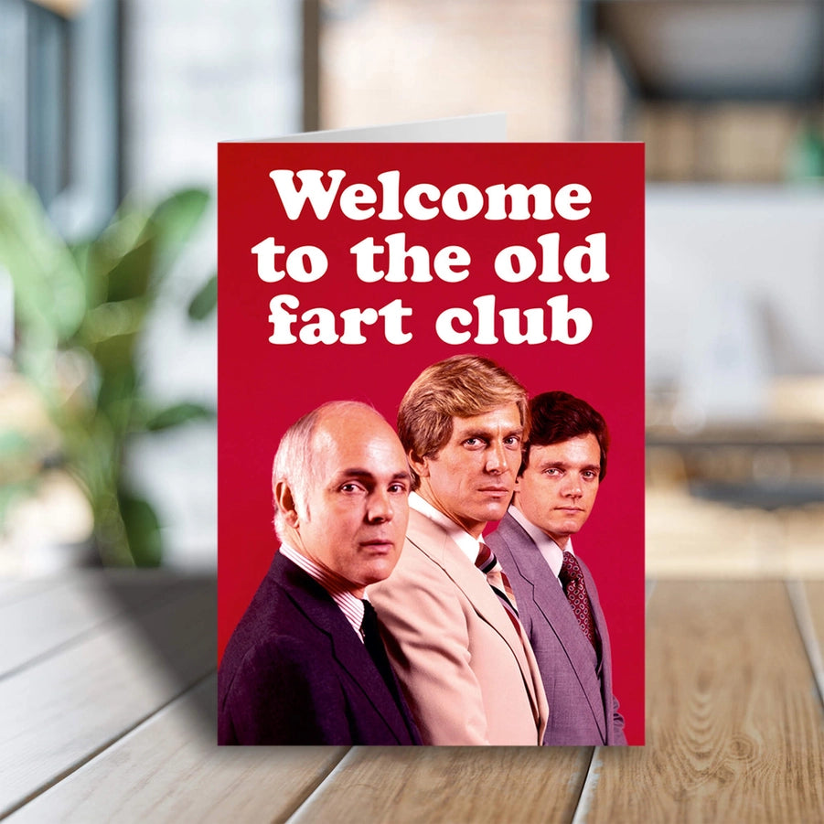 Old Fart Club Greeting Card