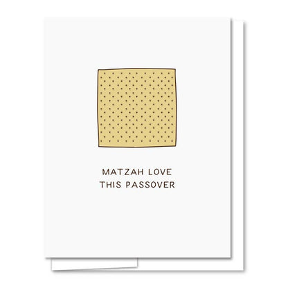 Matzah Card Letterpress Passover Card