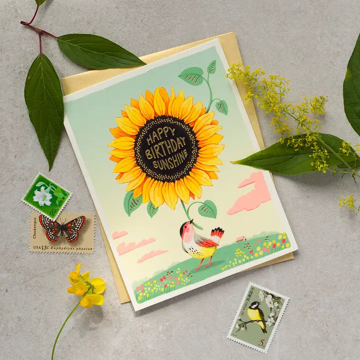 Sunflower Birthday Card