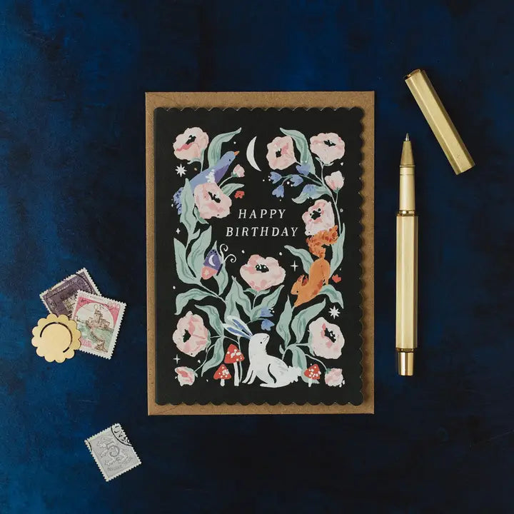 Woodland Birthday Card